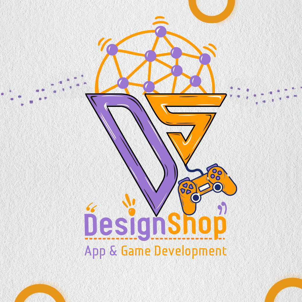 Landing Page 1 logo socail media design shop app